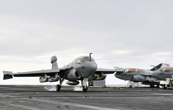 Grumman, Prowler, ВМС США, EA-6B, РЭБ, палубный самолёт