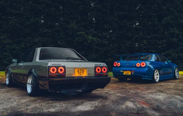 Картинка GTR, Nissan, Coupe, Skyline, R30, GTR R34, R31