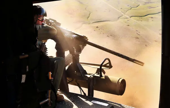 Картинка надежда, оружие, армия, солдат, U.S. Marine Corps, GAU-21 .50-caliber machine gun