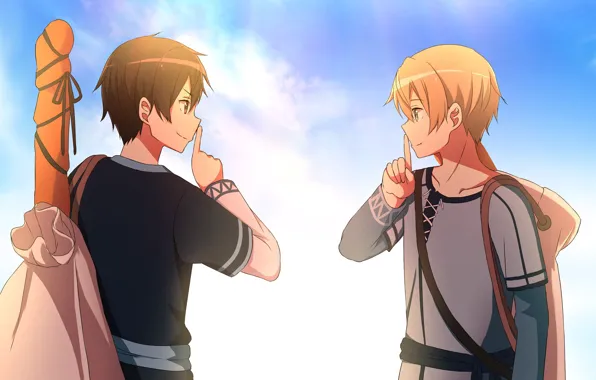 Парни, Sword Art Online, Мастера Меча Онлайн