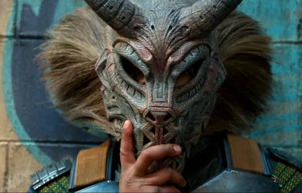 Cinema, movie, film, mask, Black Panther