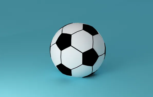 Футбол, спорт, мяч, минимализм