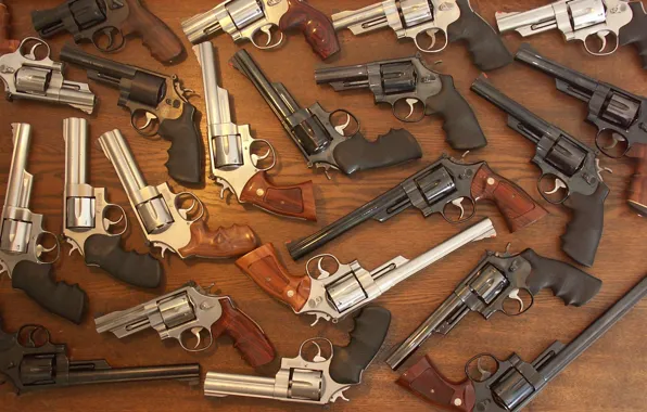Оружие, пистолеты, железо, револьверы