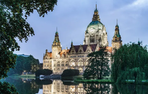 Картинка Hannover, Neues Rathaus, Stadtteil Mitte, Niedersachsen