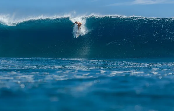 Картинка волна, серфинг, surfing, серфингистка