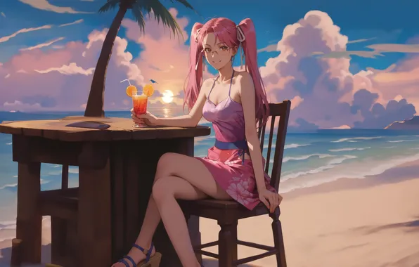 Картинка girl, paradise, relaxing