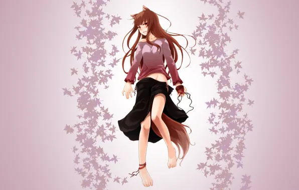 Холо, spice and wolf, Волчица и Пряности, Обои на Рабочий Стол