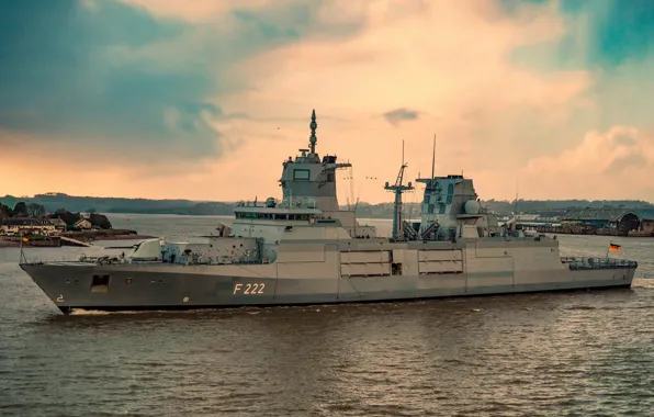 Германия, фрегат, FGS Baden-Wuerttemberg