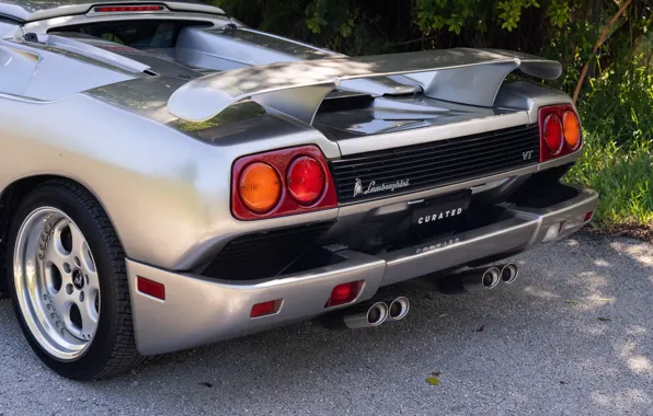 Lamborghini, Diablo, задок, ламборгини, Lamborghini Diablo VT Roadster