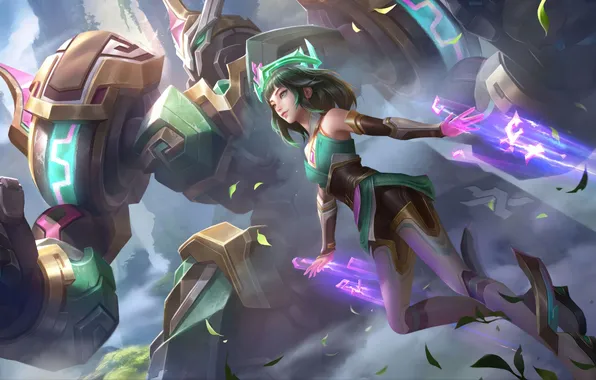 Art, Skin, Edith, MOBA, Mobile Legends, Mobile Legends Bang Bang, MLBB, Ancient Warden