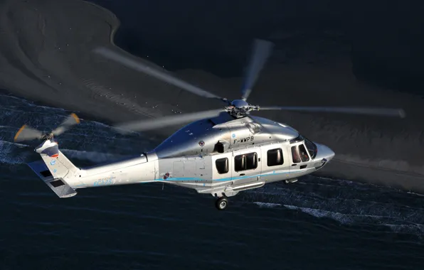 Полет, вертолет, многоцелевой, Eurocopter, F-WWPB, EC175