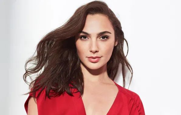 Картинка взгляд, девушка, лицо, волосы, портрет, красивая, Gal Gadot