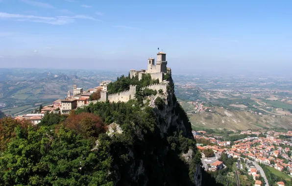 City, castle, town