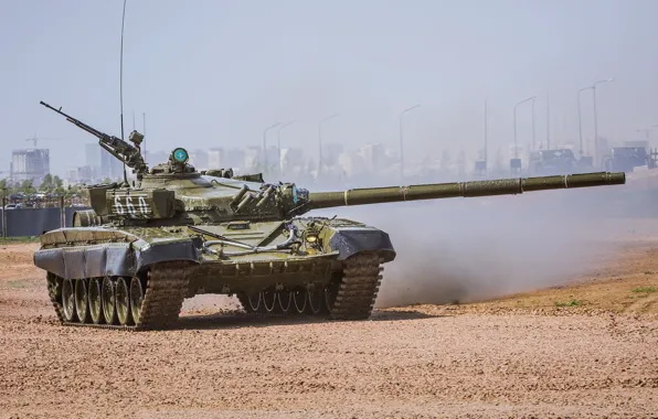 Полигон, Т-72, демонстрация, танк России