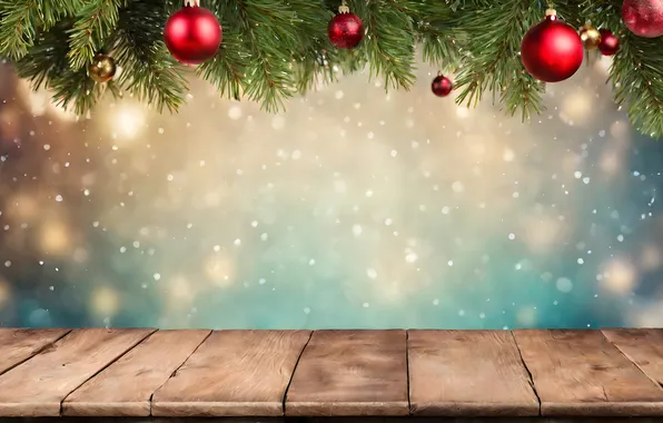 Украшения, фон, шары, Рождество, подарки, Новый год, new year, Christmas