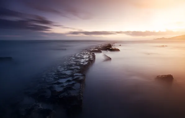 Море, выдержка, Morocco, Taghazout