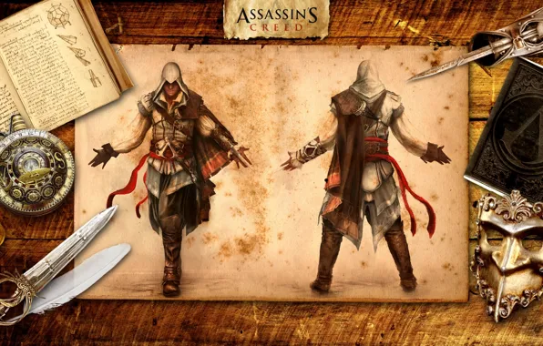 Картинка Убийца, Ezio, Стелс, Assassin's Creed 2