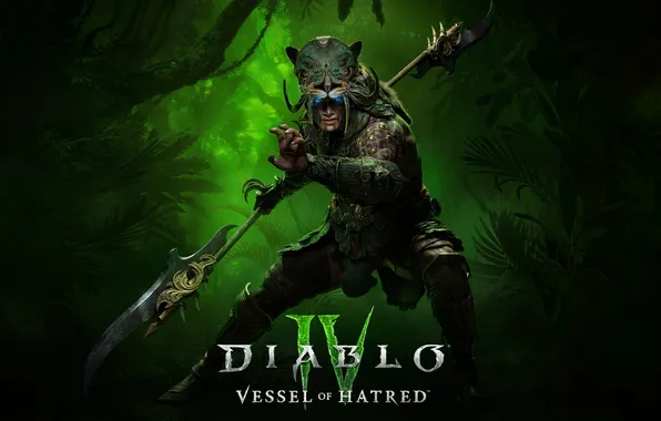 Картинка Games, Green, 2024 Games, Diablo IV: Vessel of Hatred, Spiritborn