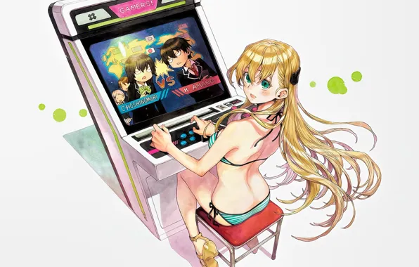 Game, boobs, breast, anime, tits, bikini, chest, busty