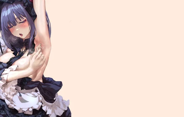 Girl, hot, sexy, dress, boobs, anime, pretty, babe