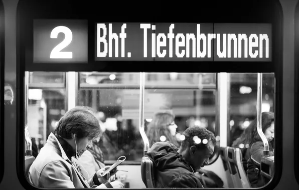 Картинка people, window, tram