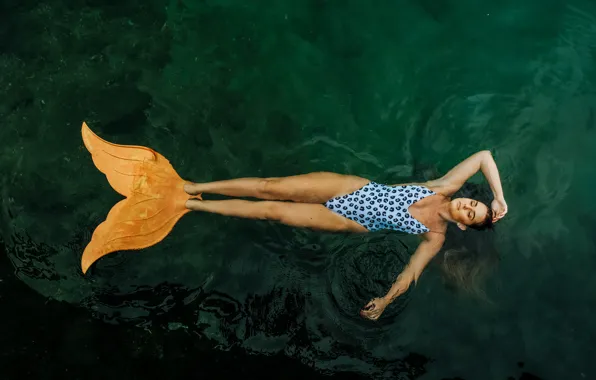 Girl, Swimsuit, Water, Women, Sea, Swimming, Flowed, Emily Goodhart