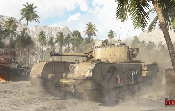 Танк, war, africa, tank, warthunder, hibikirus, churchill, черчилль
