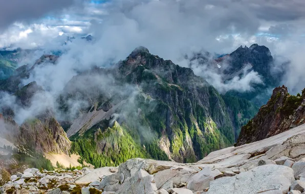 Картинка Mountain Range, Mountainous Landforms, Hill, Cloud, Mountain