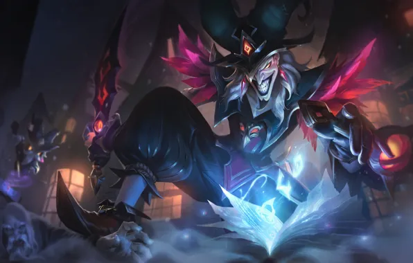 Фэнтези, League of Legends, Riot Games, Shaco, Zuoan Dong