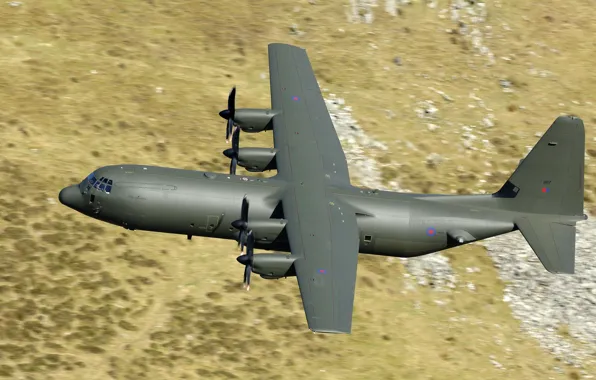 Полёт, самолёт, военно-транспортный, Lockheed Martin, C-130, Super Hercules