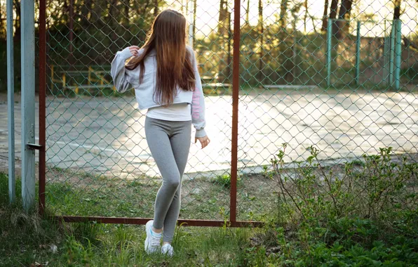 Картинка девушка, фон, волосы, ножки, милашка, Natalia