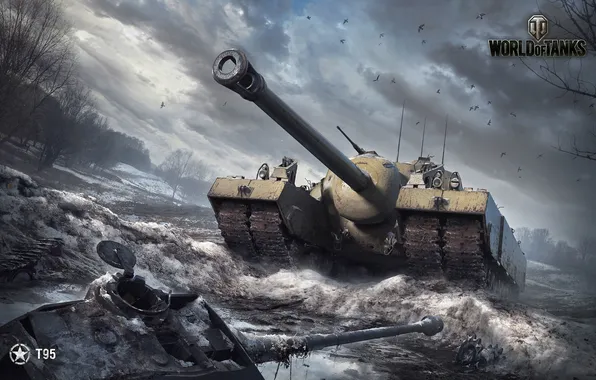 Картинка WoT, World of Tanks, Мир Танков, Wargaming Net, T95