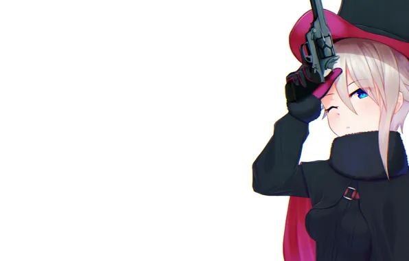 Gun, weapon, spy, anime, pretty, steampunk, revolver, manga