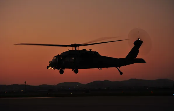 Вертолет, боевой, HH-60G, Pave Hawk