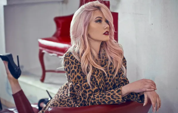 Girl, smile, model, pretty, face, blonde, pose, actress