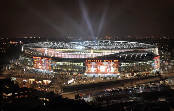 Картинка футбол, стадион, Arsenal, London, Emirates Stadium