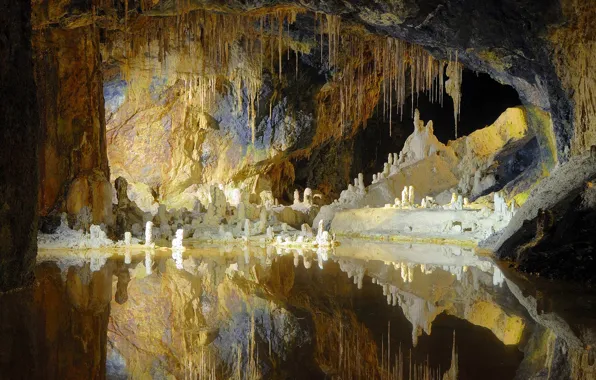 Германия, пещера, грот, Тюрингия, Saalfeld Fairy Grottoes