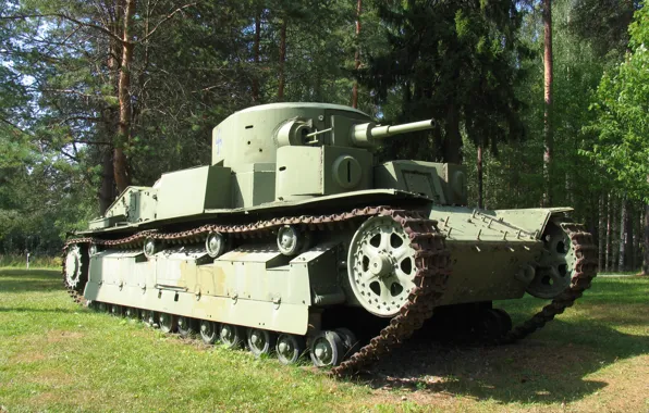 Картинка танк, советский, средний, Т-28