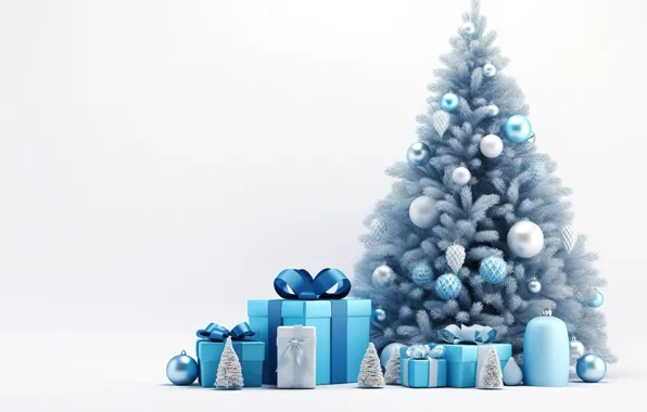 Картинка украшения, шары, елка, Новый Год, Рождество, подарки, new year, Christmas