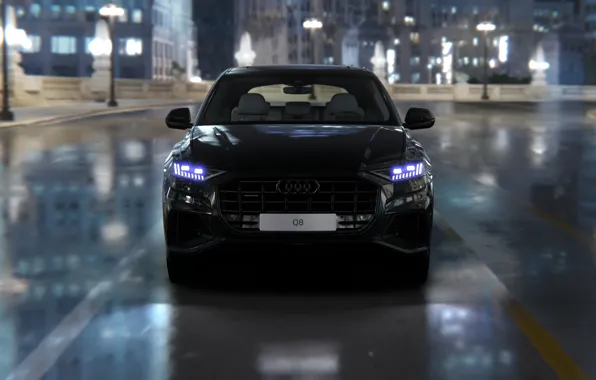 AudiQ8, аудикупэ кроссовер, ауди спорт купэ кроссовер, аудиQ*, ауди чёрная, audi sport coupe, ауди анфаз