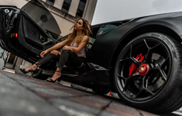 Картинка Girl, Lambo, Wheels