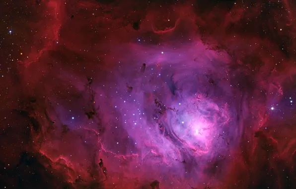 Туманность, Лагуна, созвездие, NGC 6523