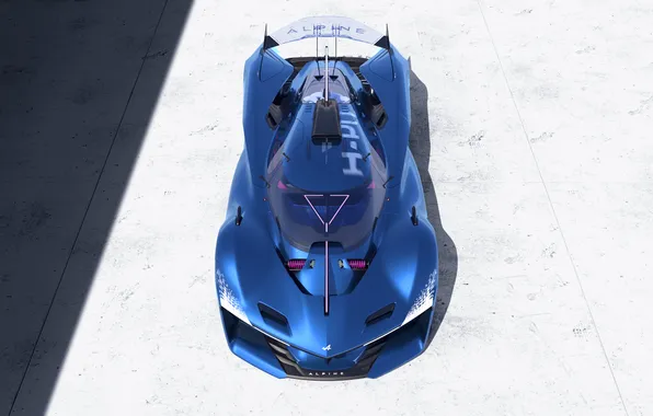 Концепт кар, гибрид, гиперкар, Alpine, hydrogen, водород, 2024, HY6
