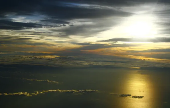 Sea, nature, cloud
