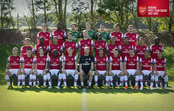 Картинка arsenal, Арсенал, soccer, 2012/13, first team