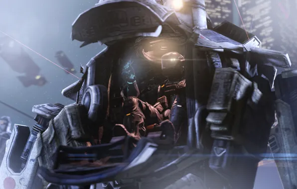 Солдат, robot, titan