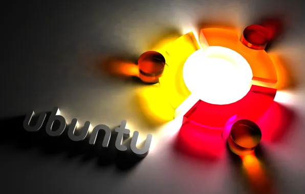 Картинка компьютер, фон, Linux, Ubuntu, операционная система