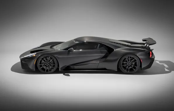 Ford, суперкар, Ford GT, вид сбоку, 2020, Liquid Carbon