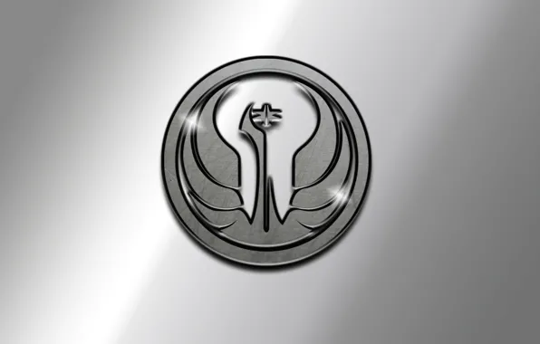 Symbol, the Old Republic, metal, старая республика, Star Wars, Звёздные войны, металл, символ