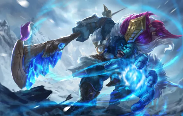 Рука, монстр, art, Heroes of Newerth, APEX Thunderbringer, Thunderbringer